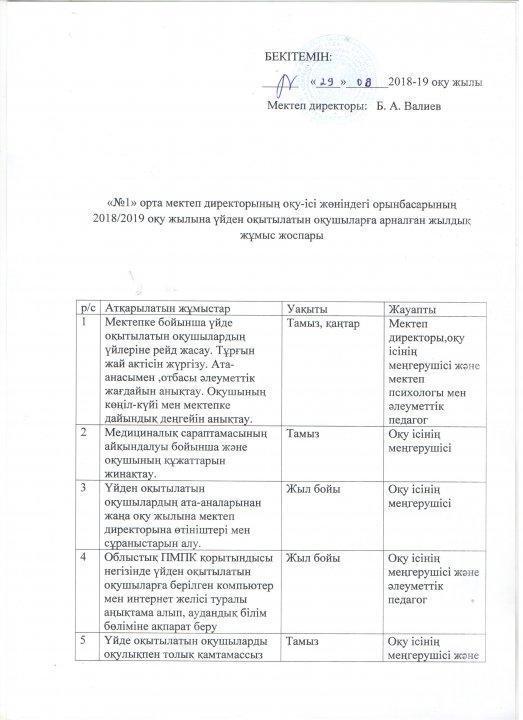 ДОІЖО Кушеков Таланттың жылдық жоспары