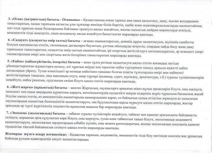 "Жас Ұлан"  бірыңғай балалар мен жасөспірімдер ұйымының 2018-2019 оқу жылында  жүргізетін жұмыс жоспары